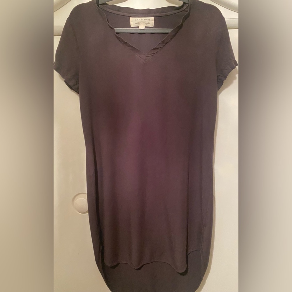 Cloth & Stone Gray T shirt dress or  Top